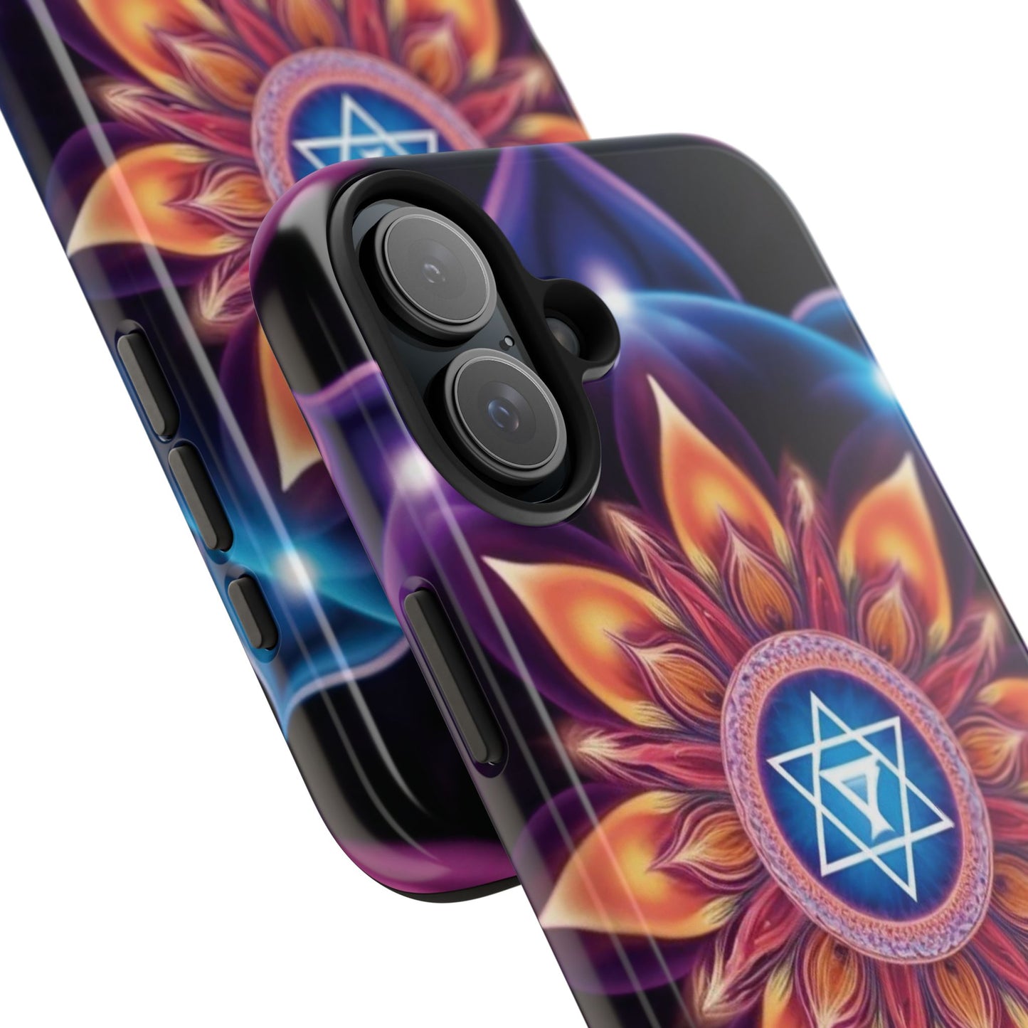 Bohemian Mandala Tough Phone Case | Vibrant Art Design, Protective Cover, Gift for Her, Spiritual Decor, Trendy Phone Accessory