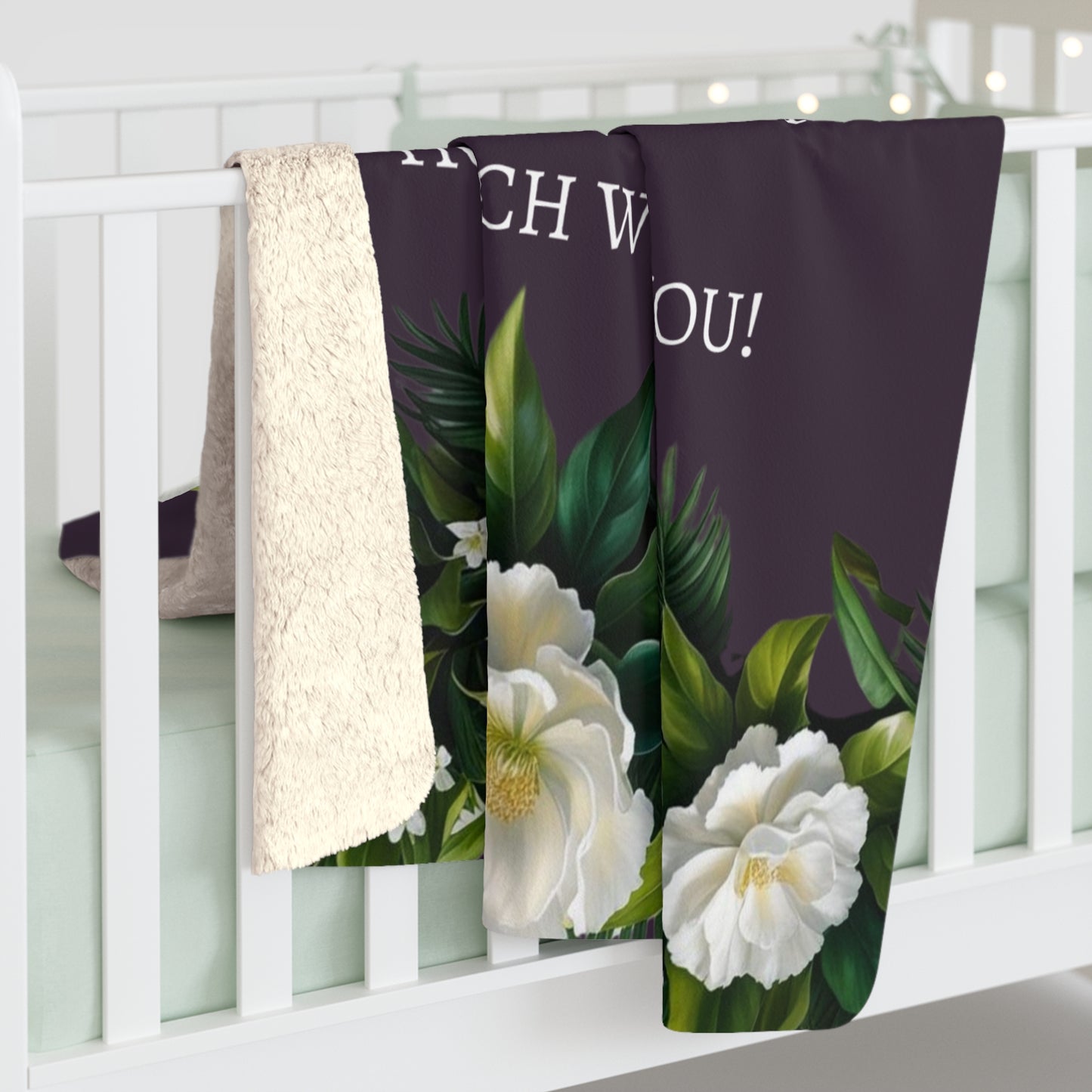 Sherpa Fleece Blanket - Mothers Day Gift, We Hope Every Time You Snuggle, Love You Reminder, Cozy Throw, Gift for Mom, Warm Comfort