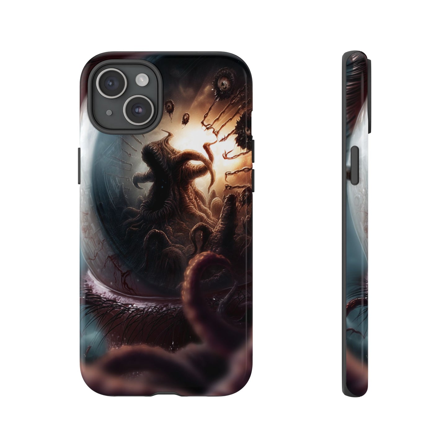 Phone Case: Cosmic Horror Design, Tough Phone Case, Unique Tech Accessory, Gifts for Sci-Fi Lovers, Halloween Decor