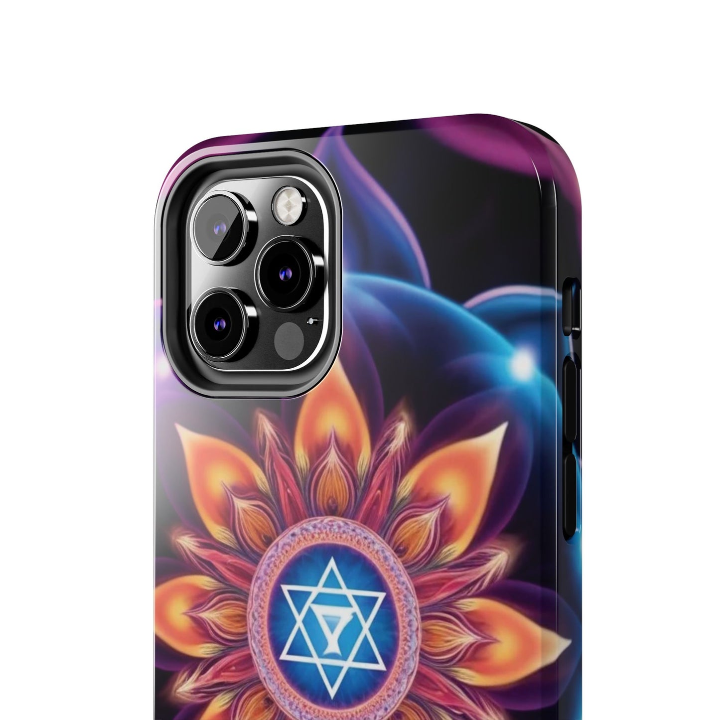 Bohemian Mandala Tough Phone Case | Vibrant Art Design, Protective Cover, Gift for Her, Spiritual Decor, Trendy Phone Accessory