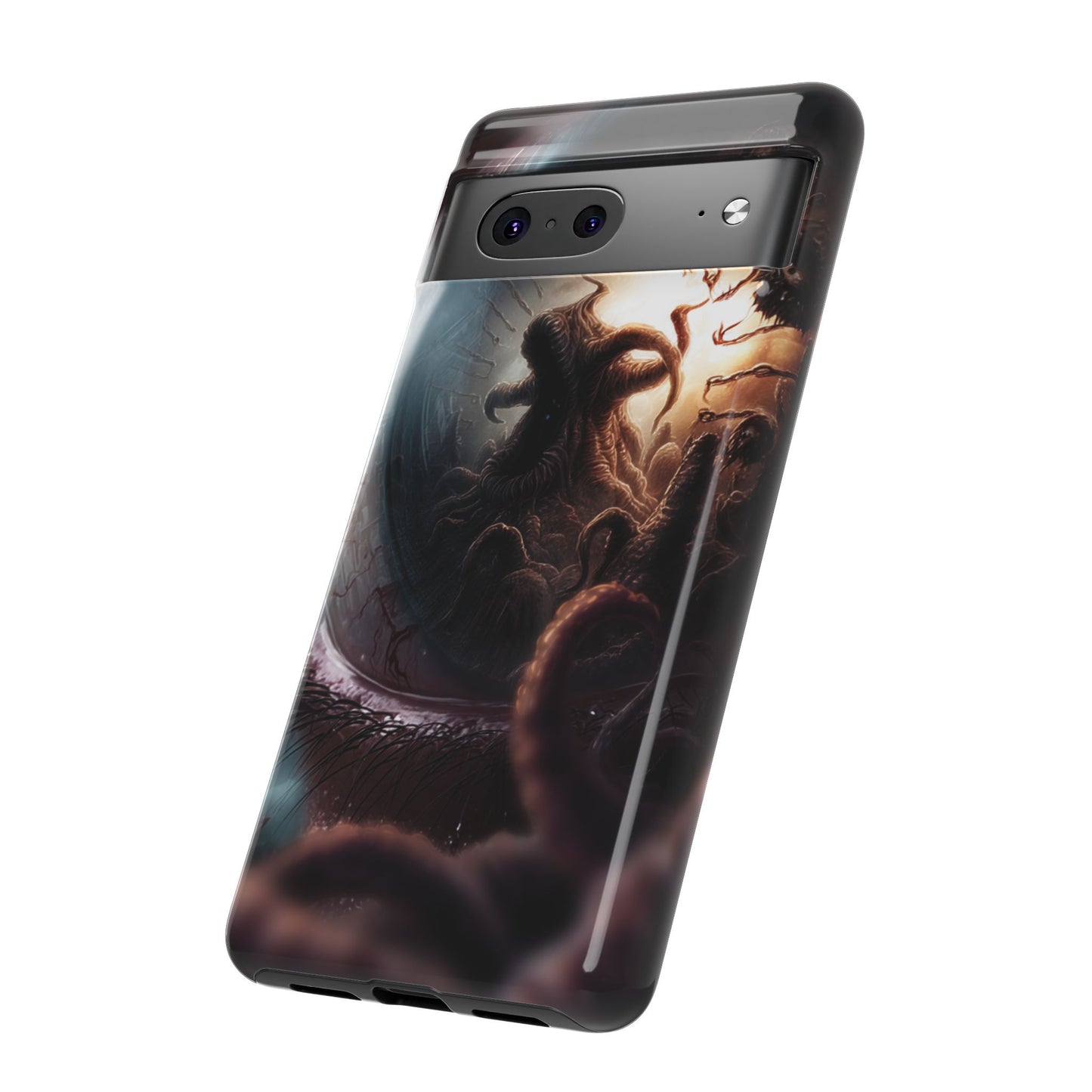 Phone Case: Cosmic Horror Design, Tough Phone Case, Unique Tech Accessory, Gifts for Sci-Fi Lovers, Halloween Decor