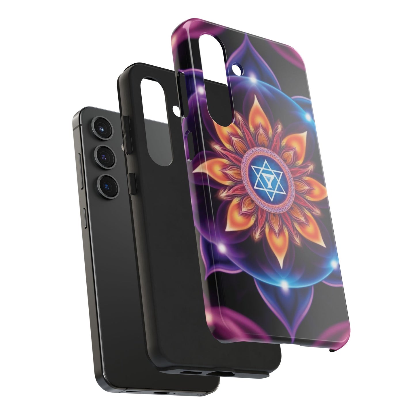 Bohemian Mandala Tough Phone Case | Vibrant Art Design, Protective Cover, Gift for Her, Spiritual Decor, Trendy Phone Accessory