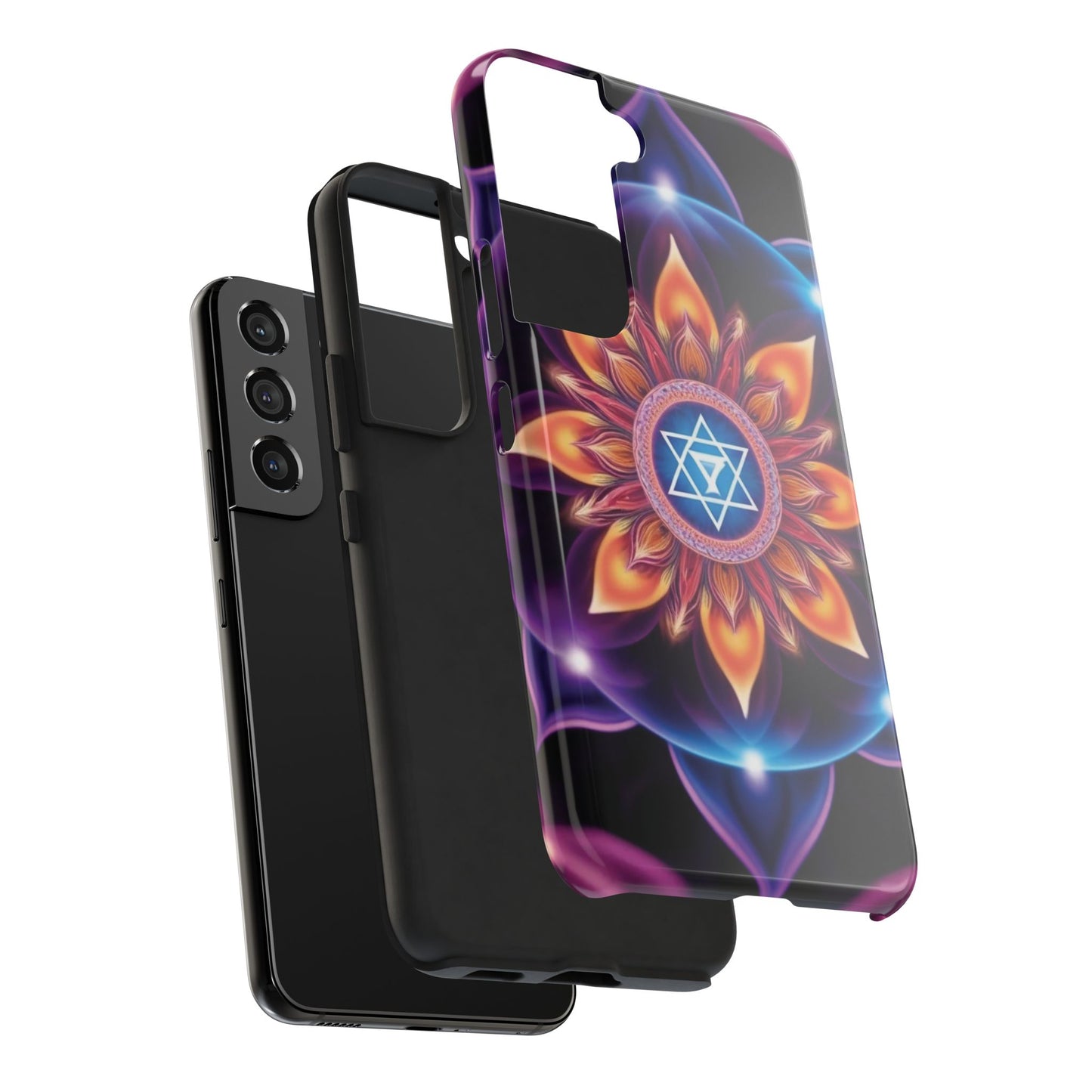 Bohemian Mandala Tough Phone Case | Vibrant Art Design, Protective Cover, Gift for Her, Spiritual Decor, Trendy Phone Accessory