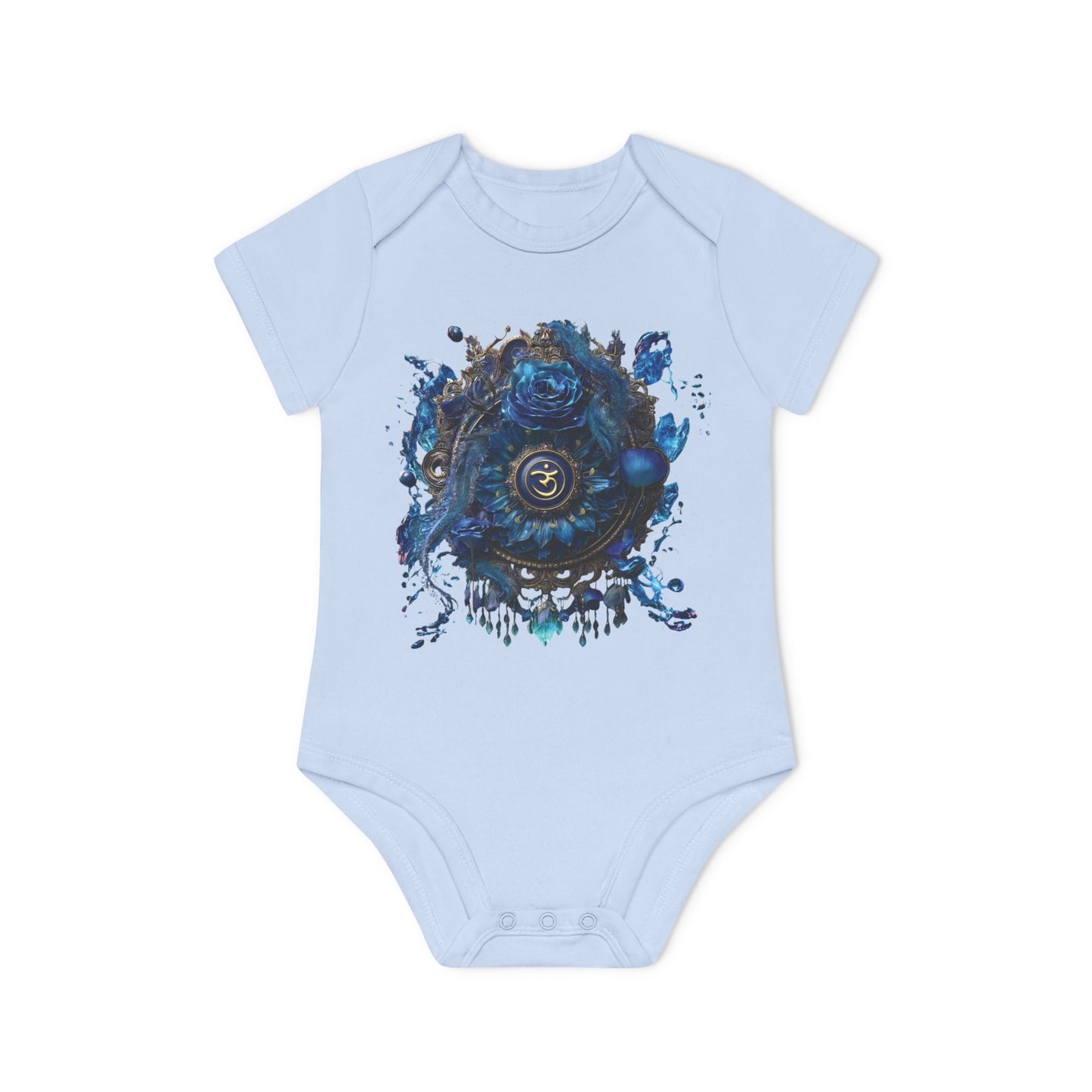 Mystic Shakra Bodysuit, Baby Organic Romper, Newborn Outfit Gift, Spiritual Infant Clothes, Gender Neutral Baby Shower Present