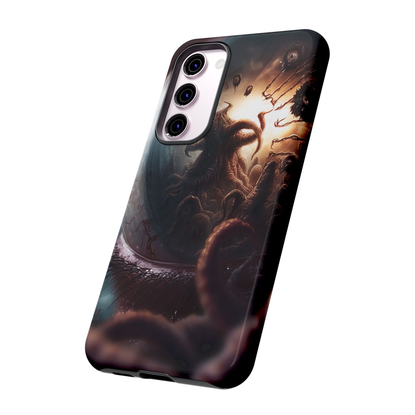 Phone Case: Cosmic Horror Design, Tough Phone Case, Unique Tech Accessory, Gifts for Sci-Fi Lovers, Halloween Decor