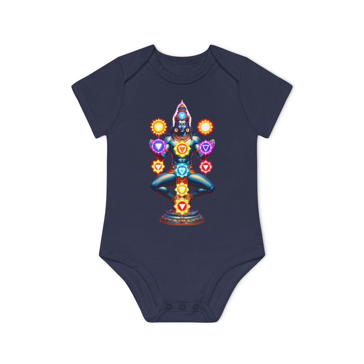 Mystic Chakra Being Bodysuit, Baby Organic Romper, Newborn Outfit Gift, Spiritual Infant Clothes, Gender Neutral Baby Shower Present