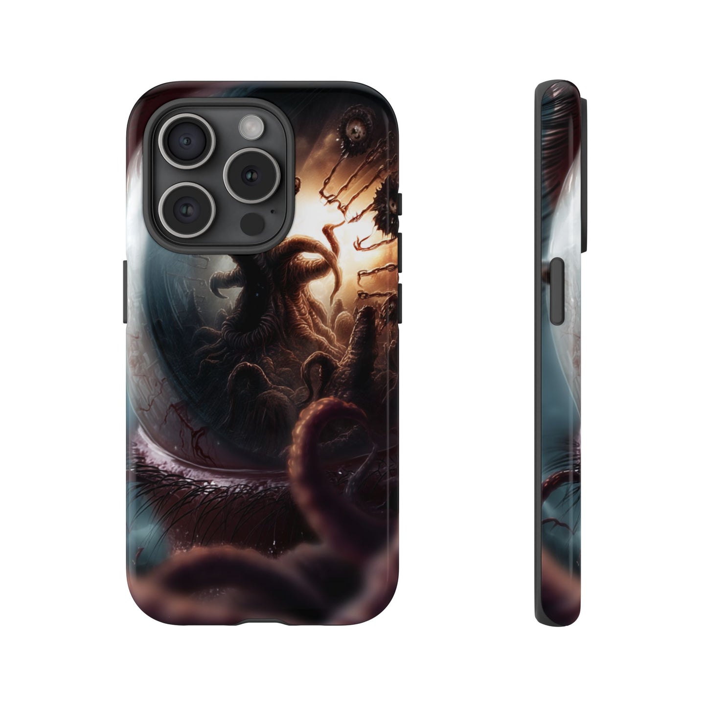 Phone Case: Cosmic Horror Design, Tough Phone Case, Unique Tech Accessory, Gifts for Sci-Fi Lovers, Halloween Decor