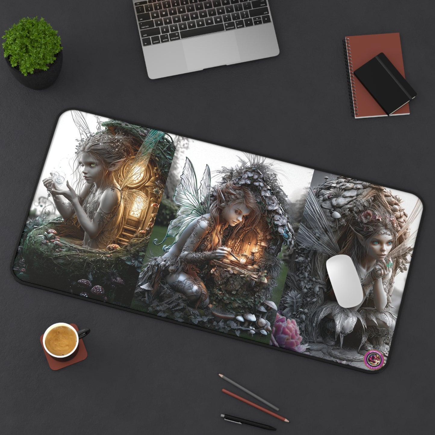 Desk Mat - Fairy Sanctuary Design