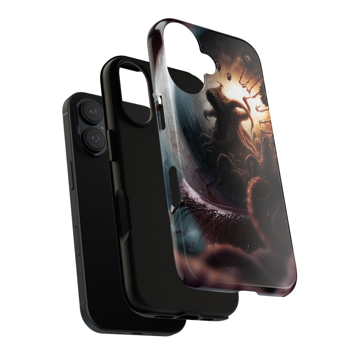 Phone Case: Cosmic Horror Design, Tough Phone Case, Unique Tech Accessory, Gifts for Sci-Fi Lovers, Halloween Decor