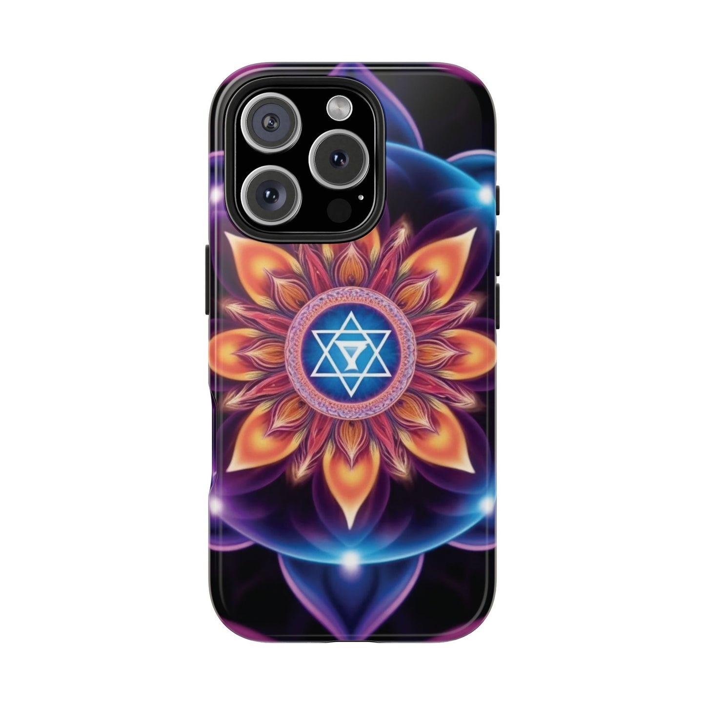 Bohemian Mandala Tough Phone Case | Vibrant Art Design, Protective Cover, Gift for Her, Spiritual Decor, Trendy Phone Accessory