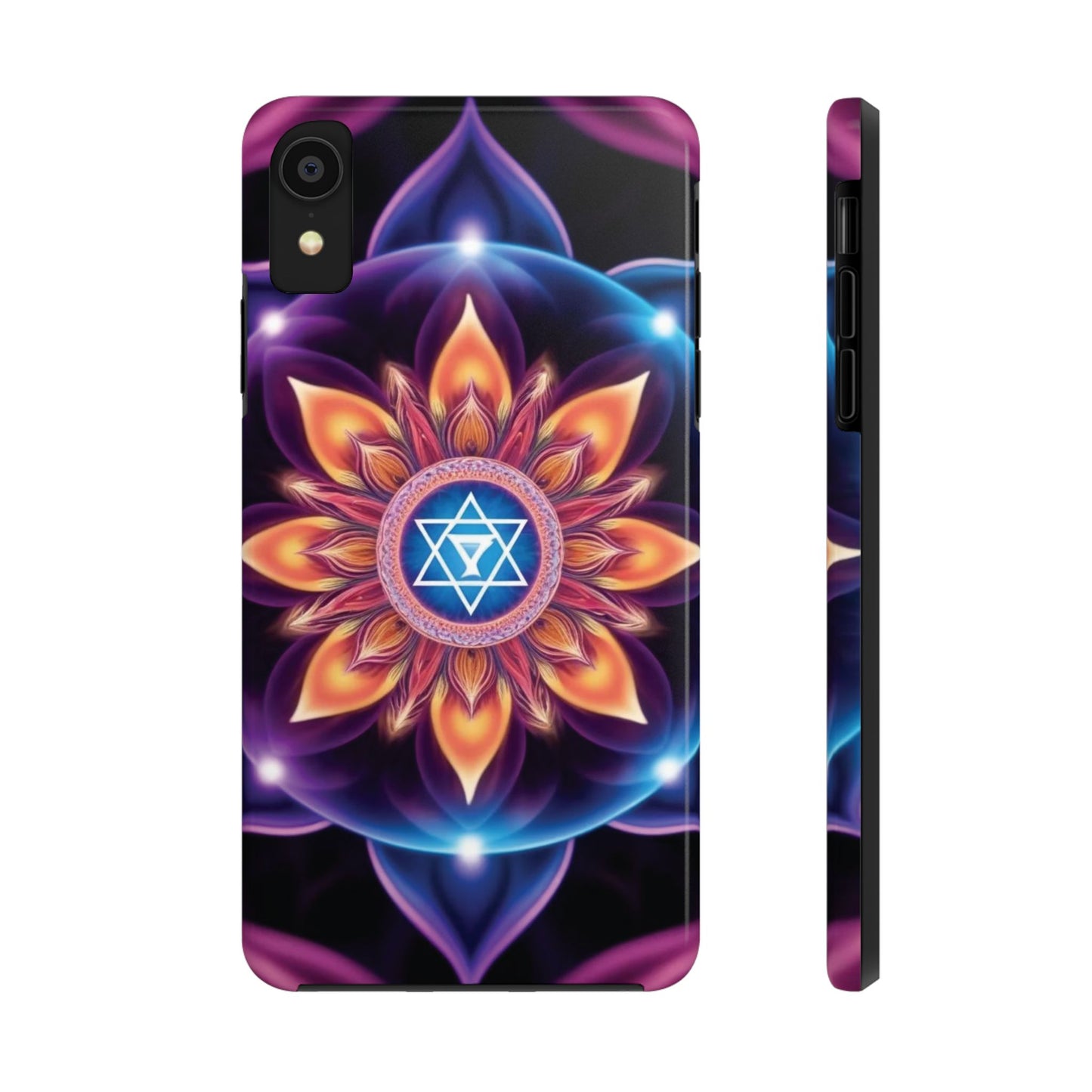 Bohemian Mandala Tough Phone Case | Vibrant Art Design, Protective Cover, Gift for Her, Spiritual Decor, Trendy Phone Accessory