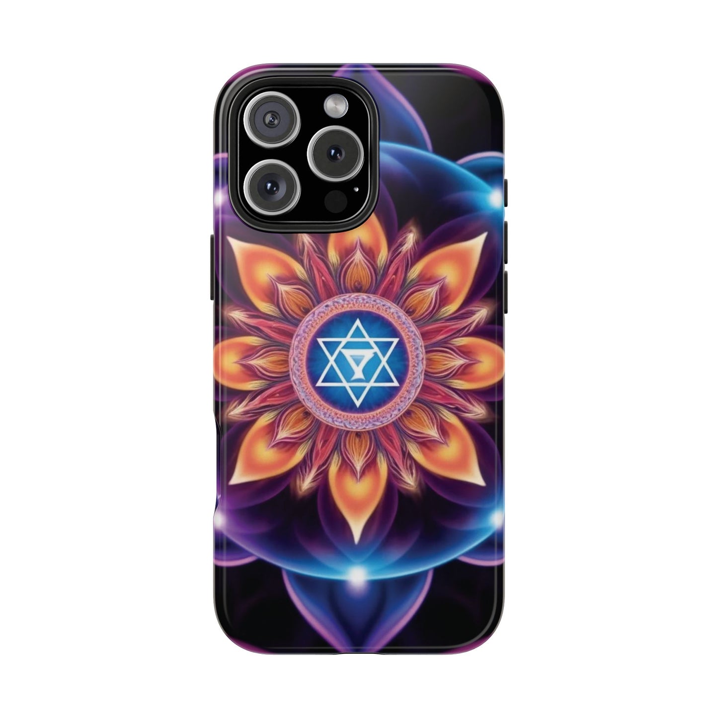 Bohemian Mandala Tough Phone Case | Vibrant Art Design, Protective Cover, Gift for Her, Spiritual Decor, Trendy Phone Accessory