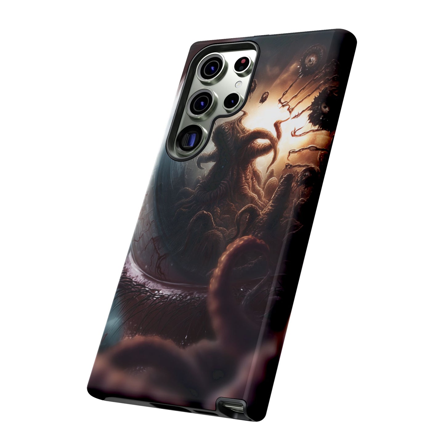 Phone Case: Cosmic Horror Design, Tough Phone Case, Unique Tech Accessory, Gifts for Sci-Fi Lovers, Halloween Decor