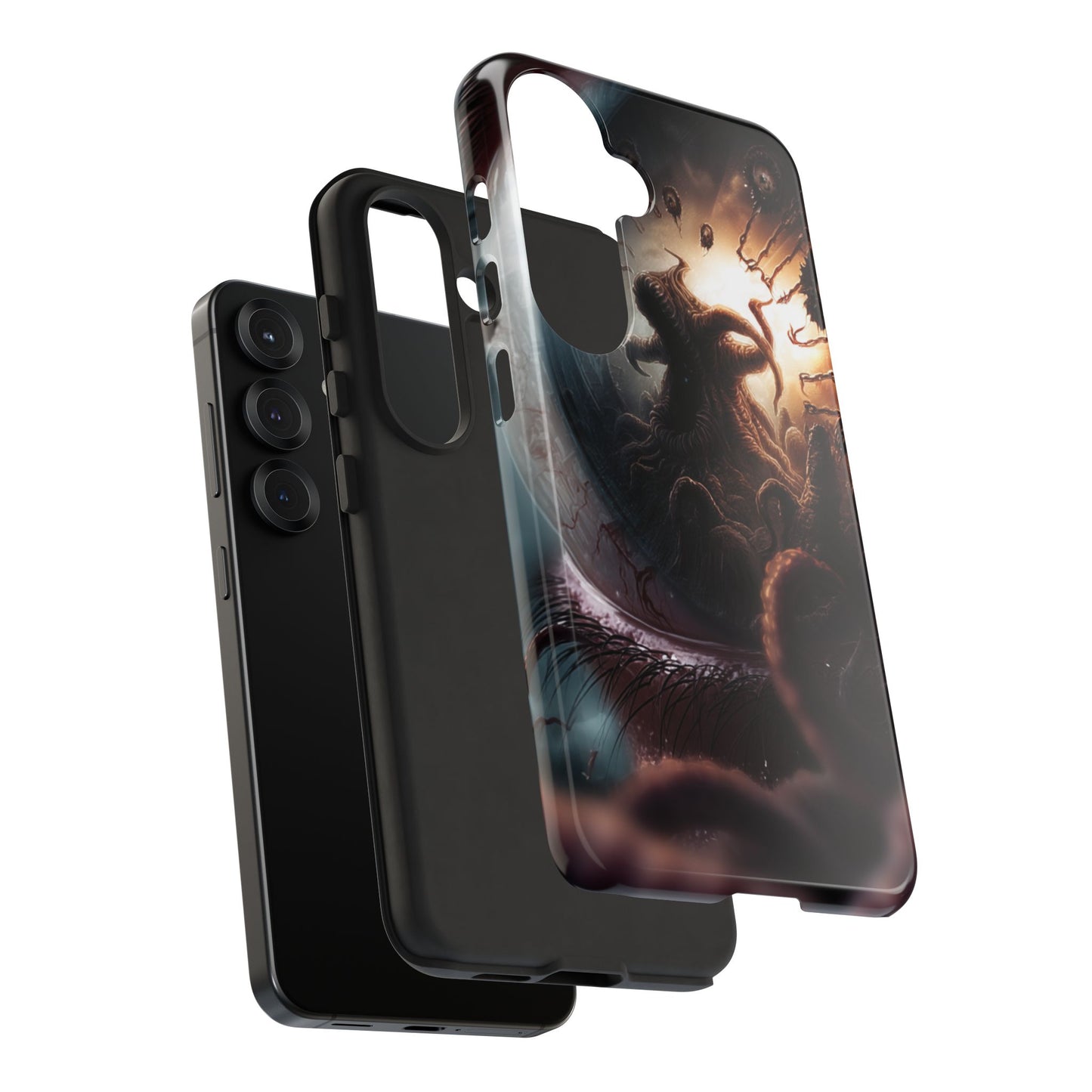Phone Case: Cosmic Horror Design, Tough Phone Case, Unique Tech Accessory, Gifts for Sci-Fi Lovers, Halloween Decor