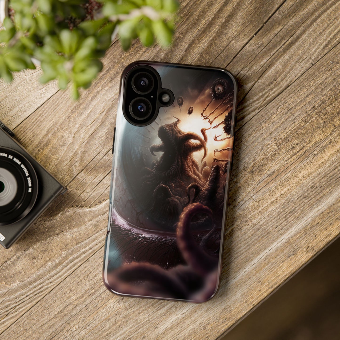 Phone Case: Cosmic Horror Design, Tough Phone Case, Unique Tech Accessory, Gifts for Sci-Fi Lovers, Halloween Decor