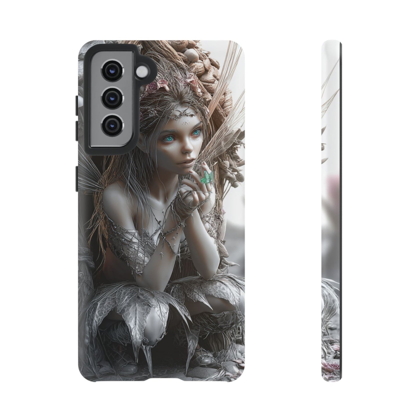 Fantasy Phone Case with Enchanted Fairy Design, Phone Cover, Magical Gift for Women, Boho Style, Nature Lovers, Unique Art