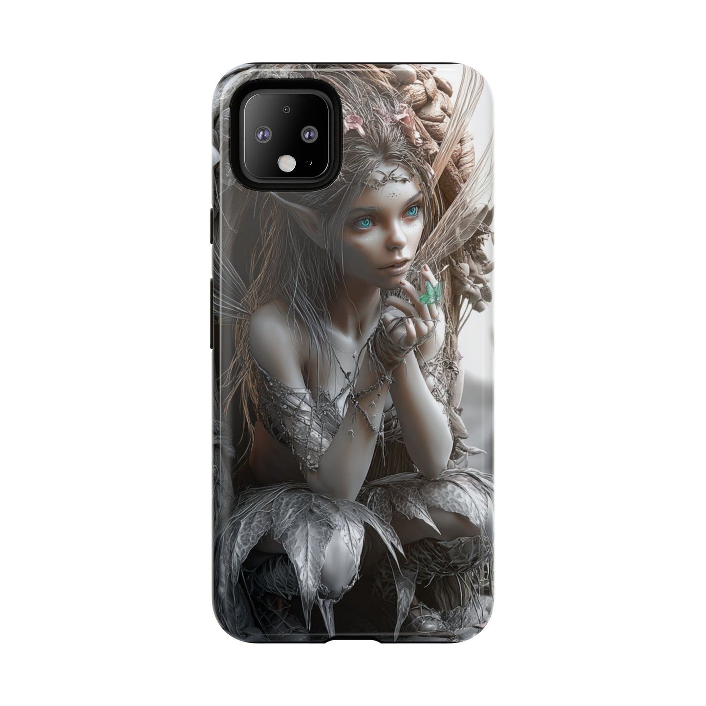 Fantasy Phone Case with Enchanted Fairy Design, Phone Cover, Magical Gift for Women, Boho Style, Nature Lovers, Unique Art