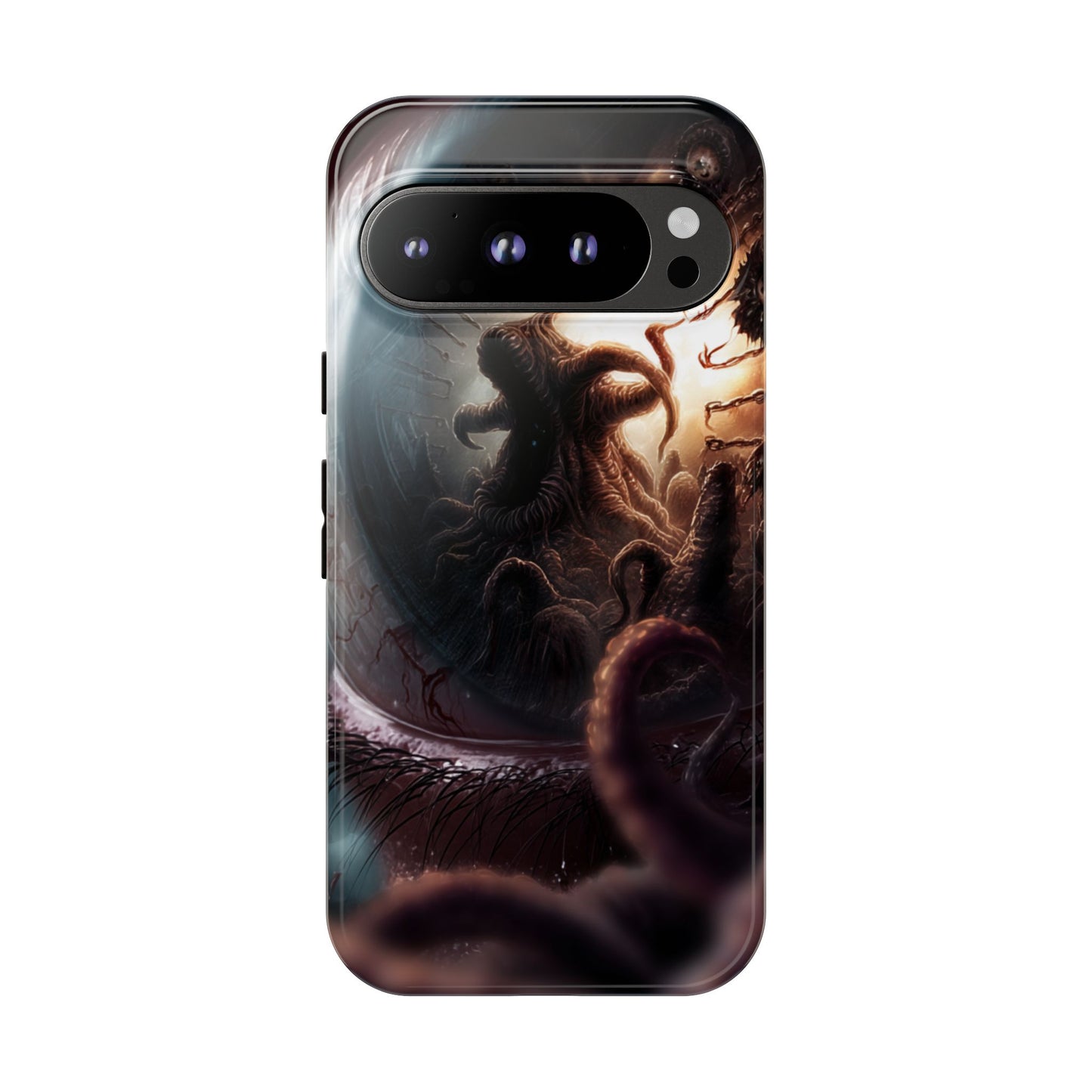 Phone Case: Cosmic Horror Design, Tough Phone Case, Unique Tech Accessory, Gifts for Sci-Fi Lovers, Halloween Decor
