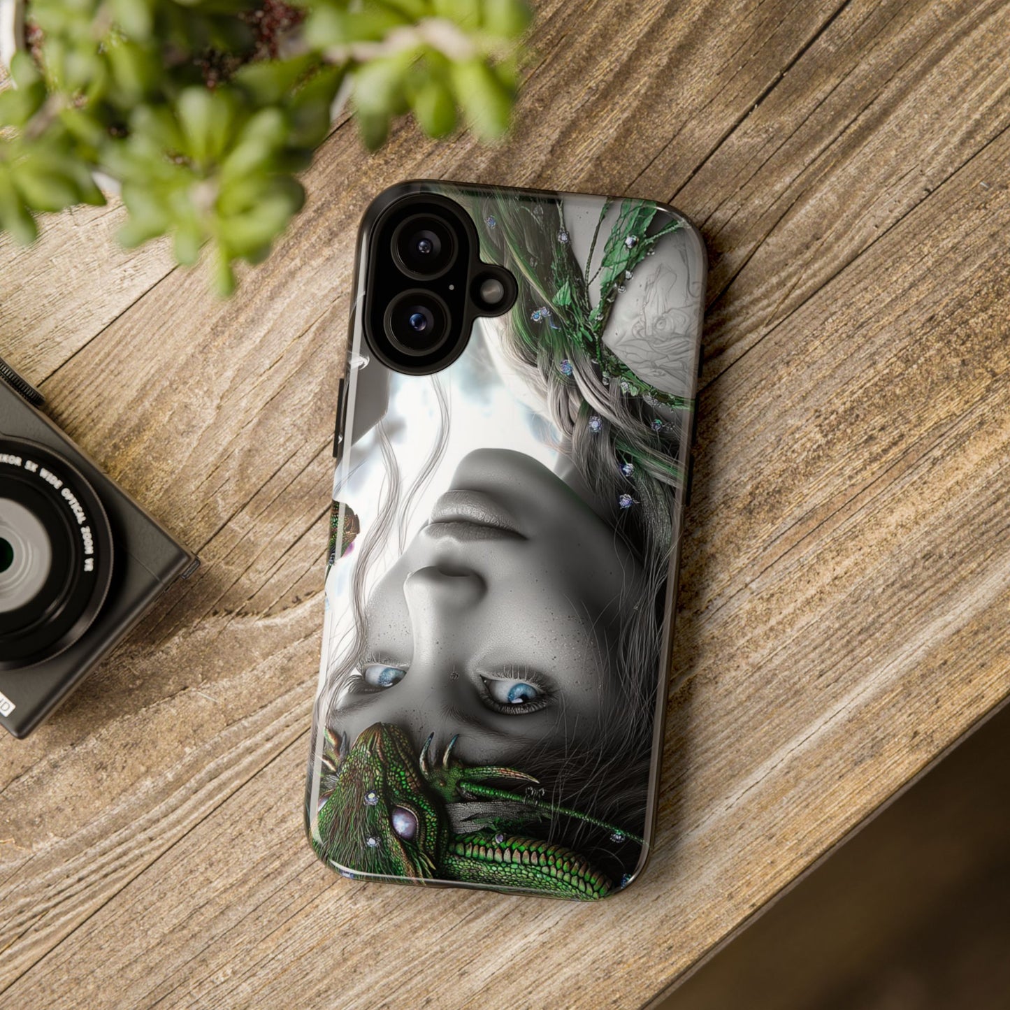 Phone Case with Enchanted Fairy Design, Phone Cover, Magical Gift for Women, Boho Style, Nature Lovers, Unique Art