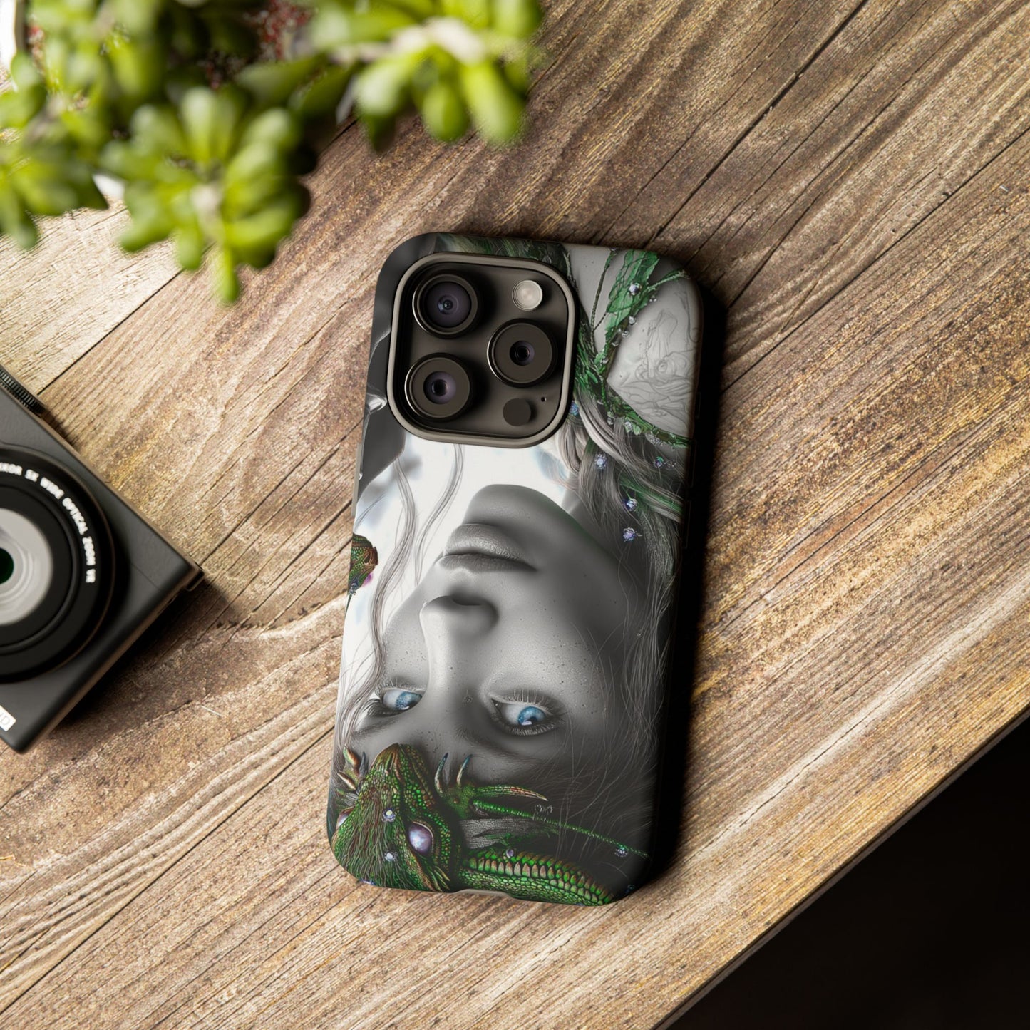 Phone Case with Enchanted Fairy Design, Phone Cover, Magical Gift for Women, Boho Style, Nature Lovers, Unique Art