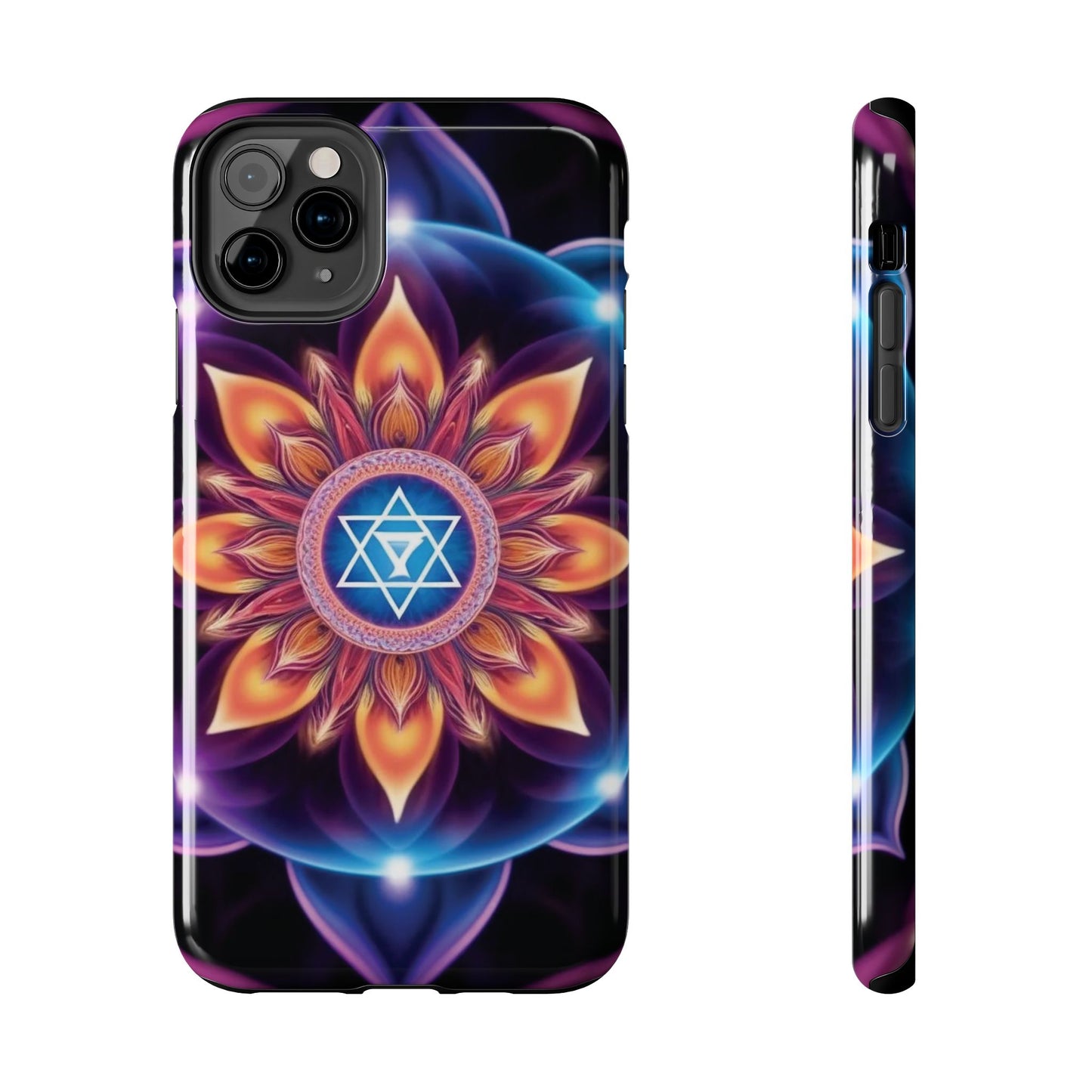 Bohemian Mandala Tough Phone Case | Vibrant Art Design, Protective Cover, Gift for Her, Spiritual Decor, Trendy Phone Accessory
