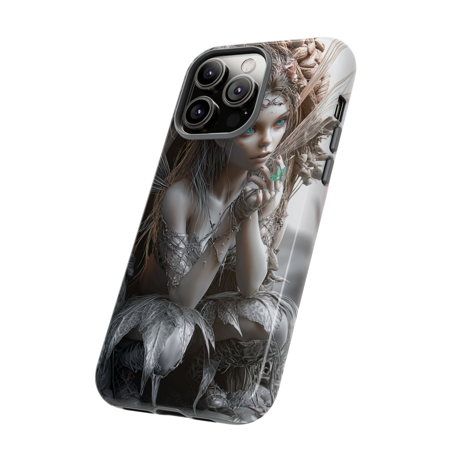 Fantasy Phone Case with Enchanted Fairy Design, Phone Cover, Magical Gift for Women, Boho Style, Nature Lovers, Unique Art