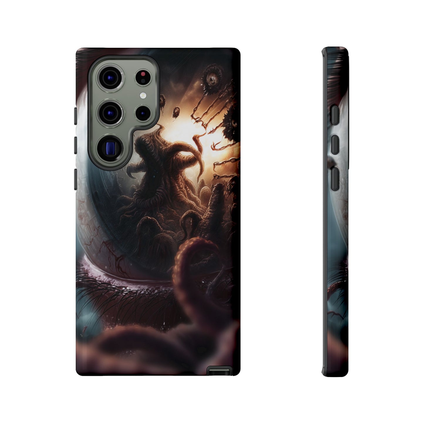 Phone Case: Cosmic Horror Design, Tough Phone Case, Unique Tech Accessory, Gifts for Sci-Fi Lovers, Halloween Decor