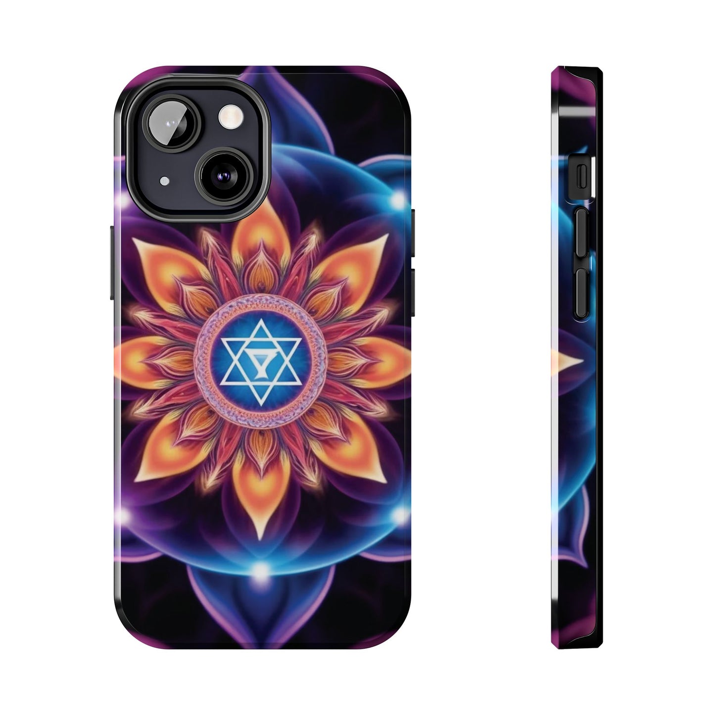 Bohemian Mandala Tough Phone Case | Vibrant Art Design, Protective Cover, Gift for Her, Spiritual Decor, Trendy Phone Accessory