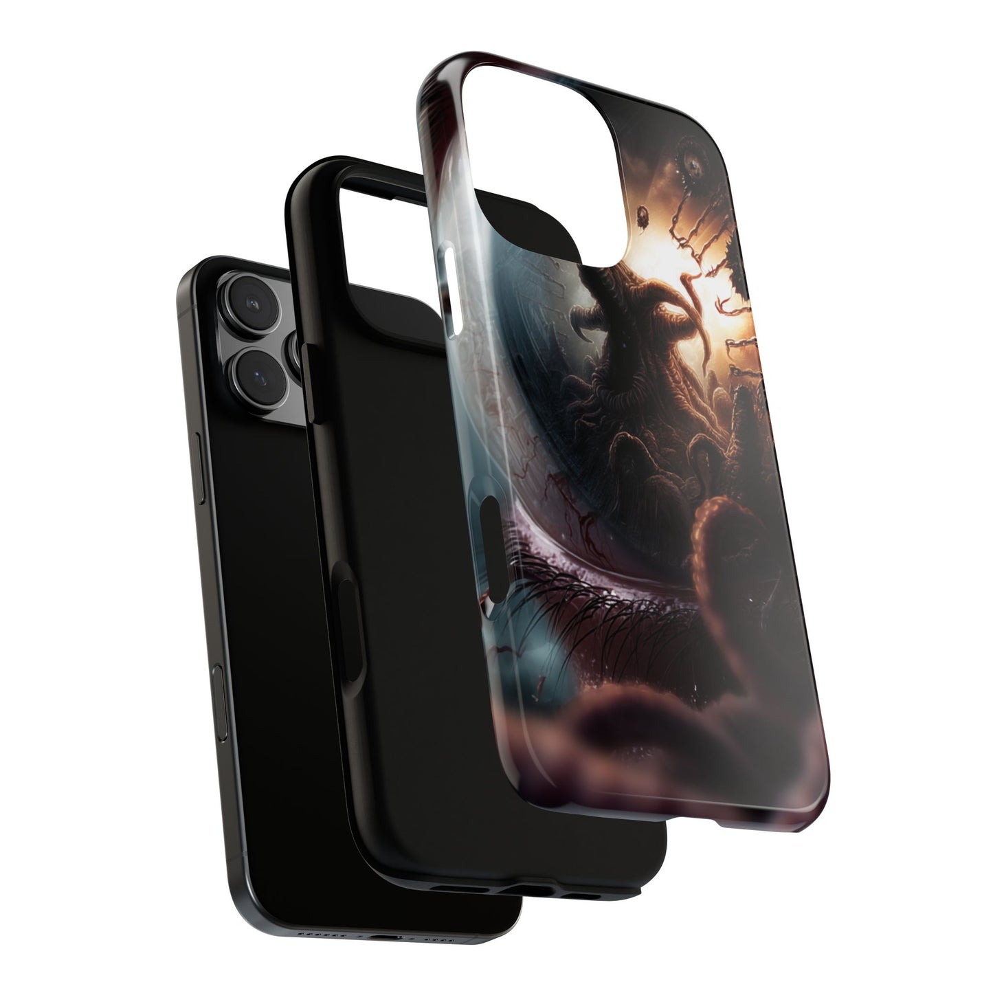 Phone Case: Cosmic Horror Design, Tough Phone Case, Unique Tech Accessory, Gifts for Sci-Fi Lovers, Halloween Decor