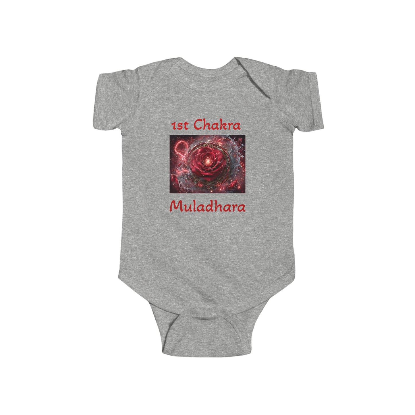 Chakra Infant Bodysuit, New Age Baby Shower Gift, Reiki Energy Healing Baby Outfit, Rainbow Chakra Onesie, Spiritual Baby Clothes, Yoga Baby