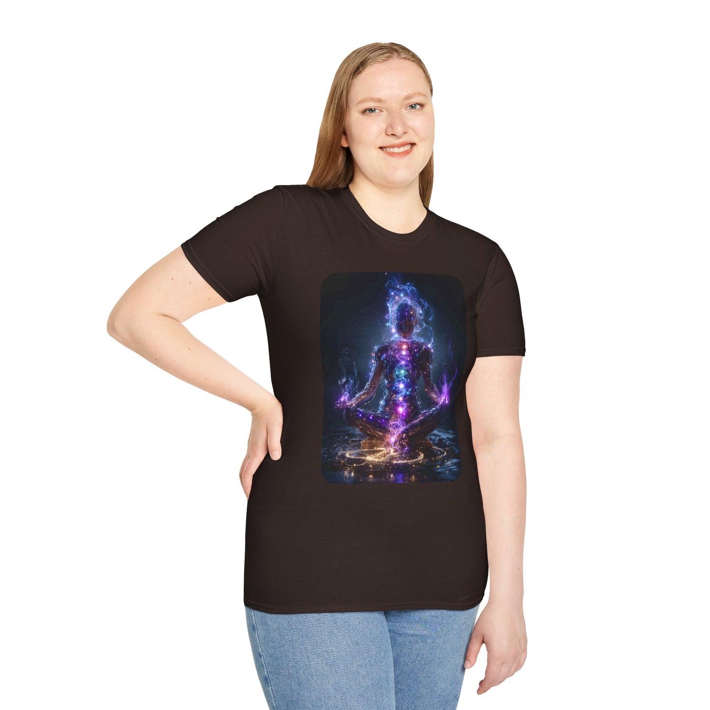 Chakras T-Shirt, Energy Healing Tee, Spiritual Top, Meditation Shirt, Yoga Clothing, Reiki Apparel