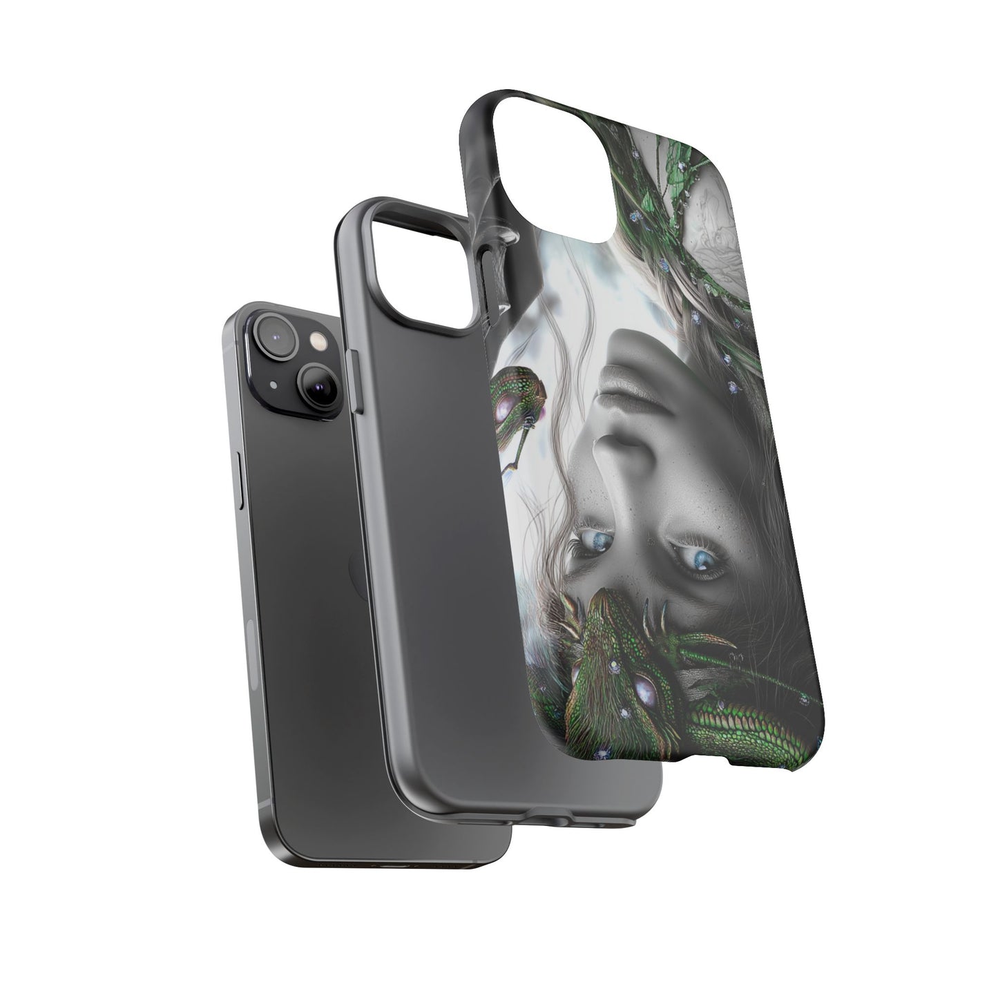 Phone Case with Enchanted Fairy Design, Phone Cover, Magical Gift for Women, Boho Style, Nature Lovers, Unique Art