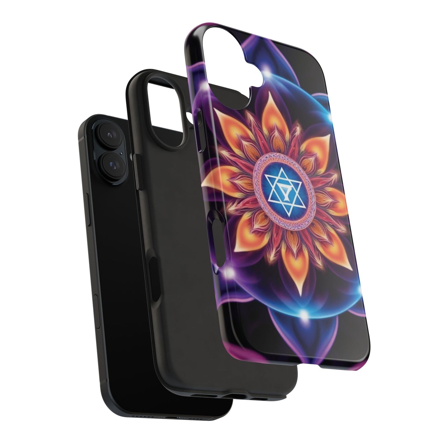 Bohemian Mandala Tough Phone Case | Vibrant Art Design, Protective Cover, Gift for Her, Spiritual Decor, Trendy Phone Accessory