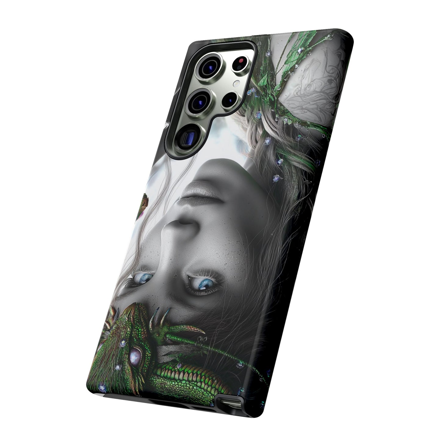 Phone Case with Enchanted Fairy Design, Phone Cover, Magical Gift for Women, Boho Style, Nature Lovers, Unique Art