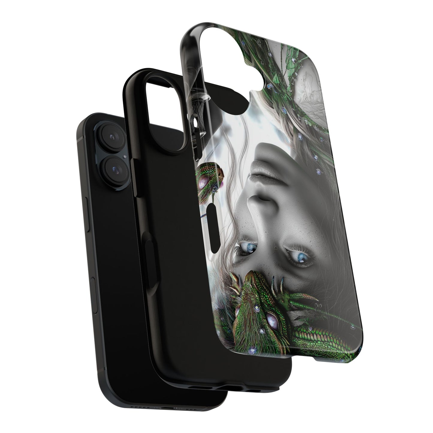 Phone Case with Enchanted Fairy Design, Phone Cover, Magical Gift for Women, Boho Style, Nature Lovers, Unique Art