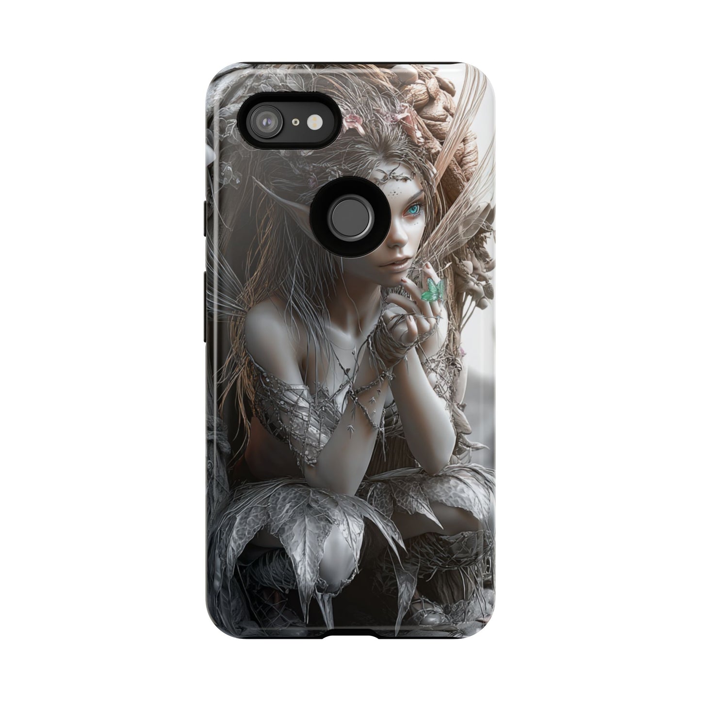 Fantasy Phone Case with Enchanted Fairy Design, Phone Cover, Magical Gift for Women, Boho Style, Nature Lovers, Unique Art