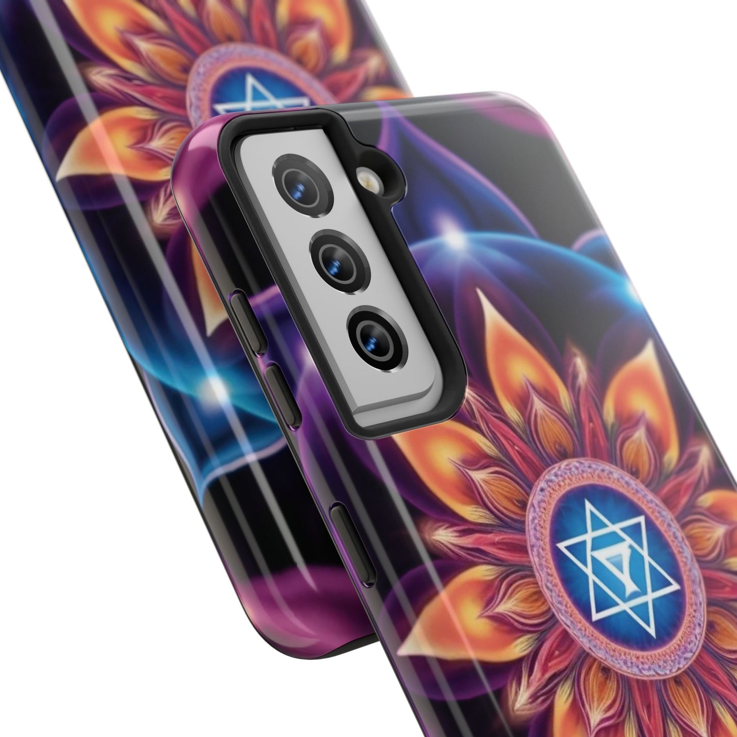Bohemian Mandala Tough Phone Case | Vibrant Art Design, Protective Cover, Gift for Her, Spiritual Decor, Trendy Phone Accessory