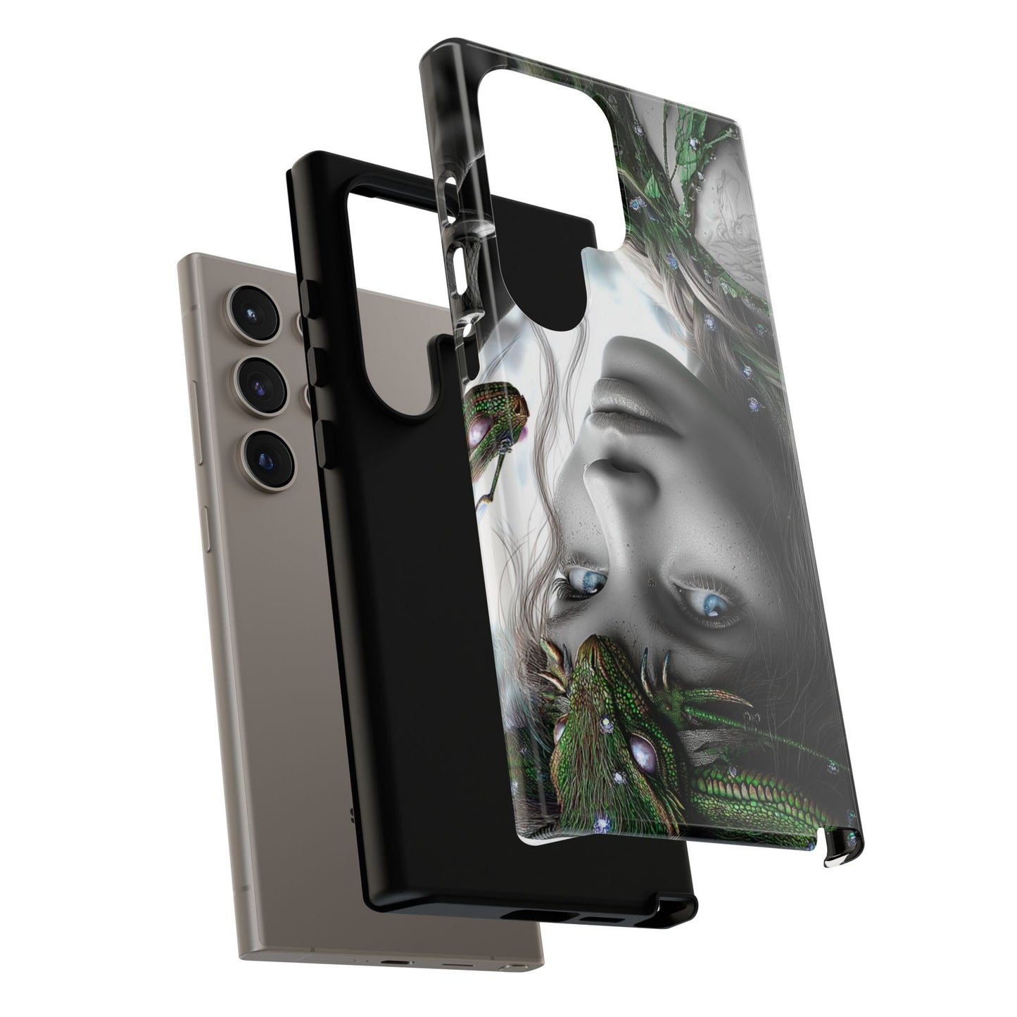 Phone Case with Enchanted Fairy Design, Phone Cover, Magical Gift for Women, Boho Style, Nature Lovers, Unique Art