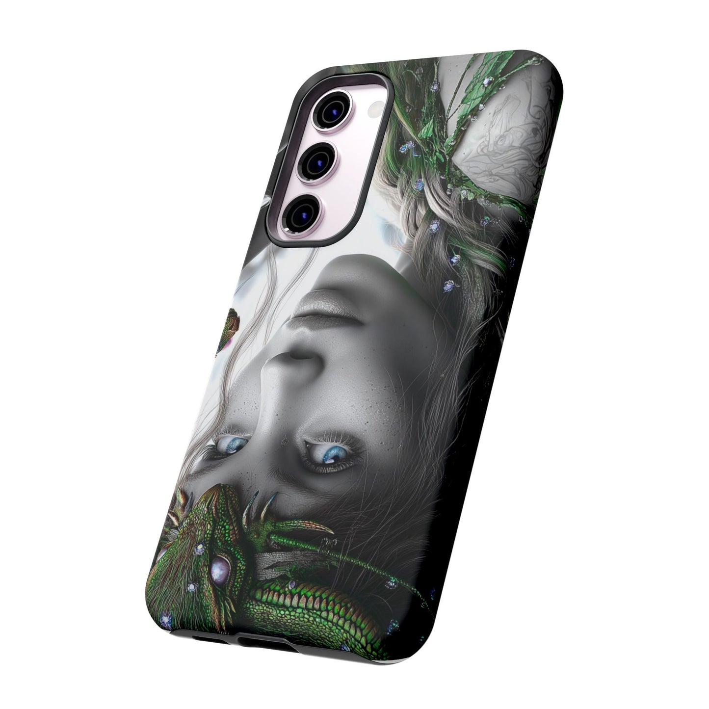 Phone Case with Enchanted Fairy Design, Phone Cover, Magical Gift for Women, Boho Style, Nature Lovers, Unique Art