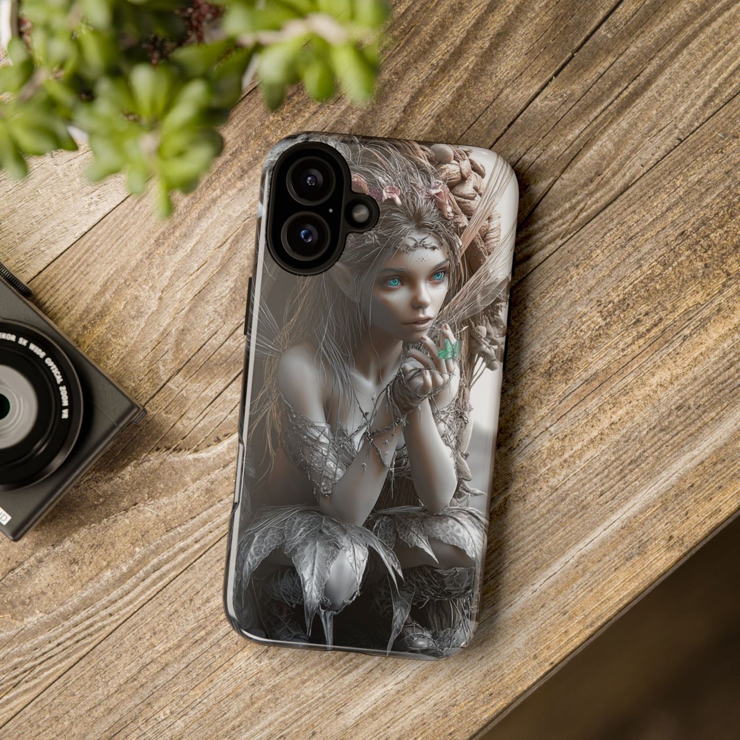 Fantasy Phone Case with Enchanted Fairy Design, Phone Cover, Magical Gift for Women, Boho Style, Nature Lovers, Unique Art