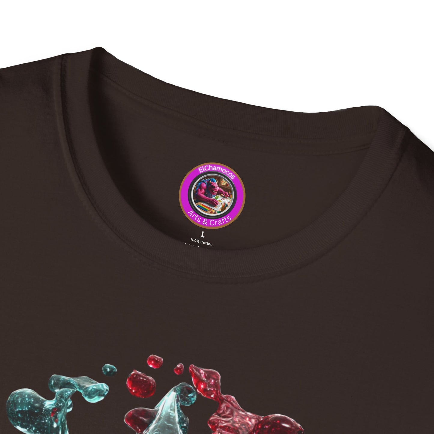 Blood Yin & Yang Unisex Softstyle T-Shirt, Gothic Tee, Dark Grunge Shirt, Alternative Clothing, Emo Top