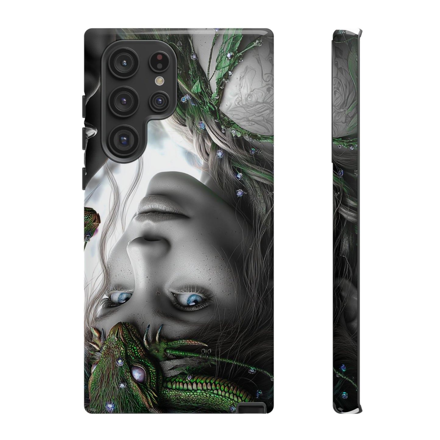 Phone Case with Enchanted Fairy Design, Phone Cover, Magical Gift for Women, Boho Style, Nature Lovers, Unique Art