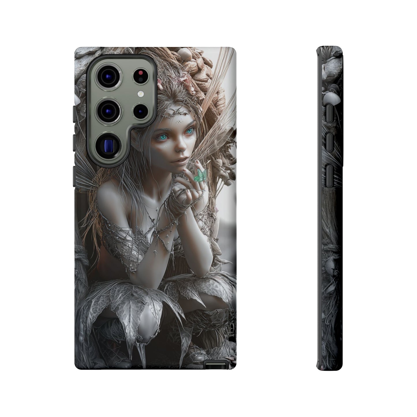 Fantasy Phone Case with Enchanted Fairy Design, Phone Cover, Magical Gift for Women, Boho Style, Nature Lovers, Unique Art