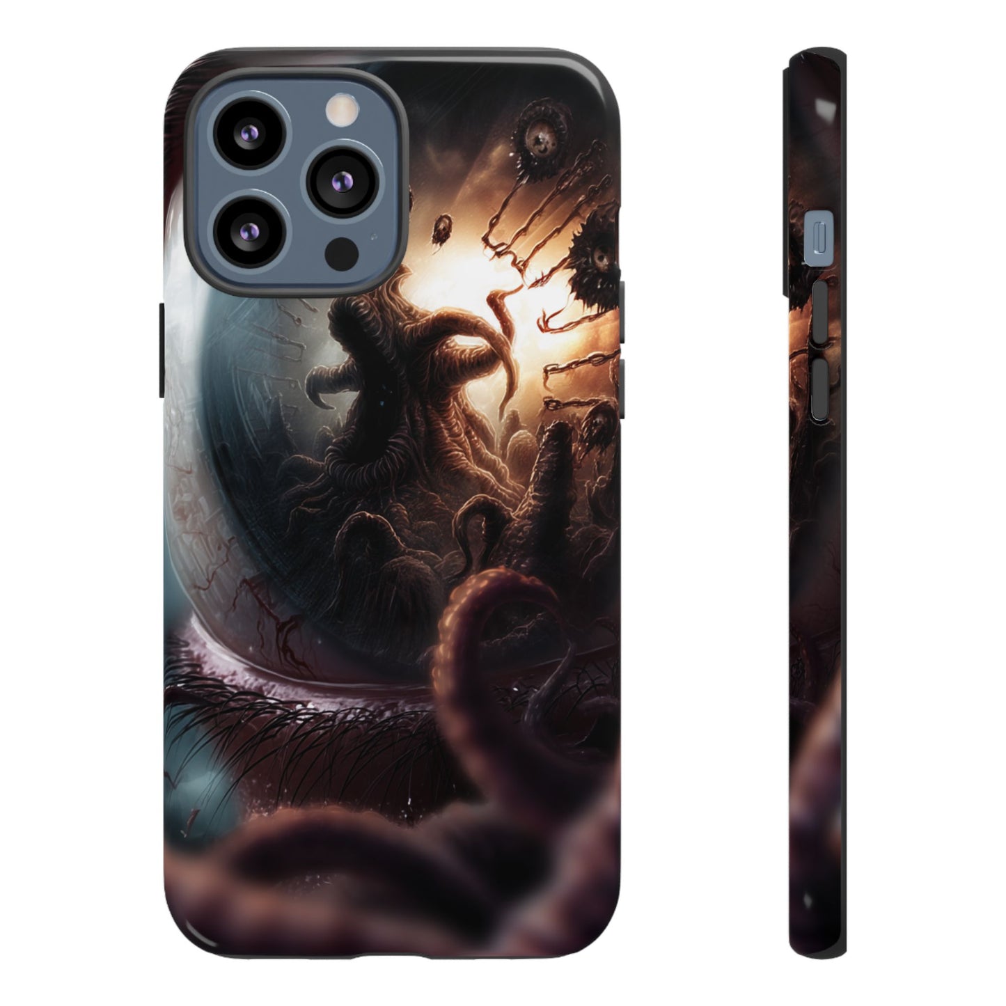 Phone Case: Cosmic Horror Design, Tough Phone Case, Unique Tech Accessory, Gifts for Sci-Fi Lovers, Halloween Decor