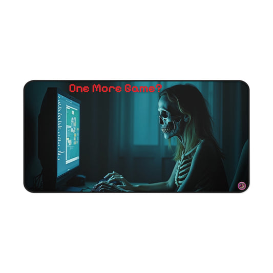 Gaming Desk Mat with Skeleton Design