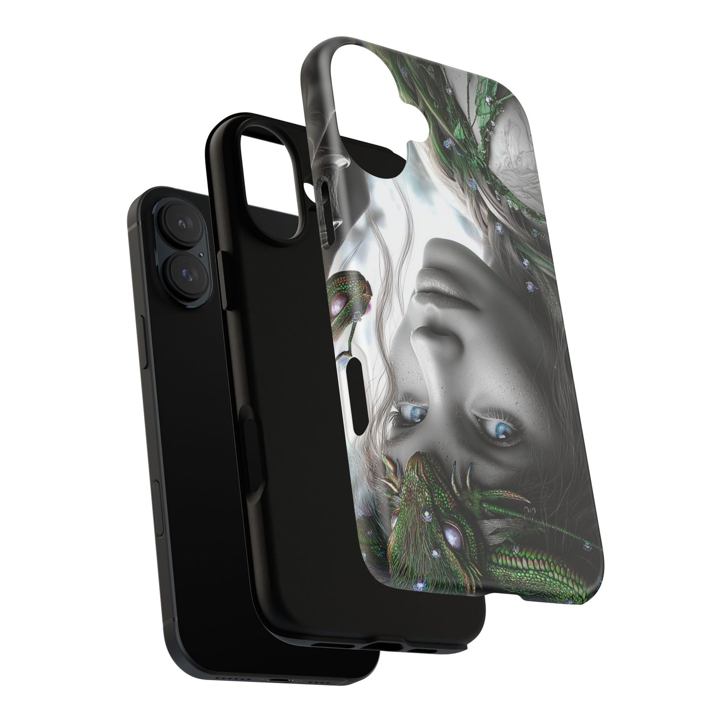 Phone Case with Enchanted Fairy Design, Phone Cover, Magical Gift for Women, Boho Style, Nature Lovers, Unique Art