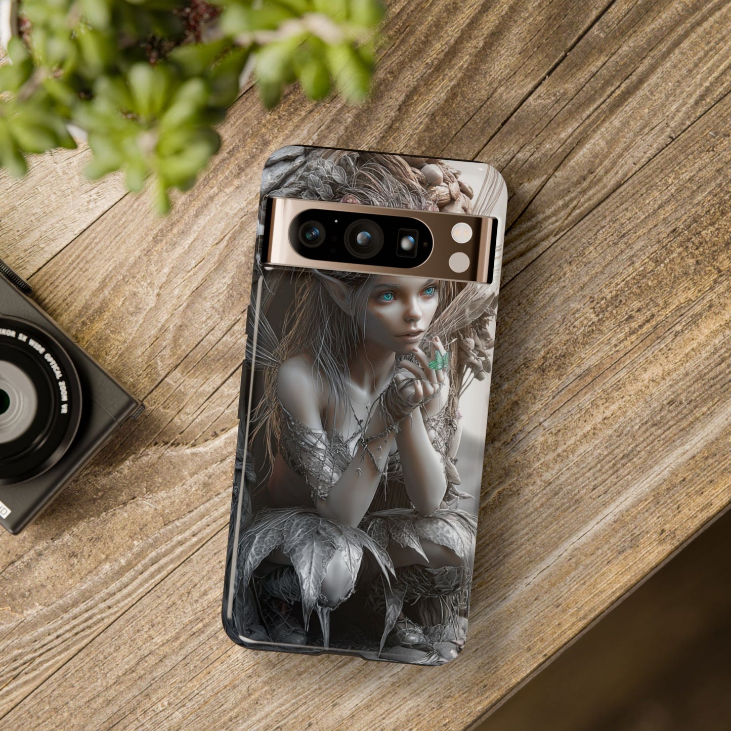 Fantasy Phone Case with Enchanted Fairy Design, Phone Cover, Magical Gift for Women, Boho Style, Nature Lovers, Unique Art