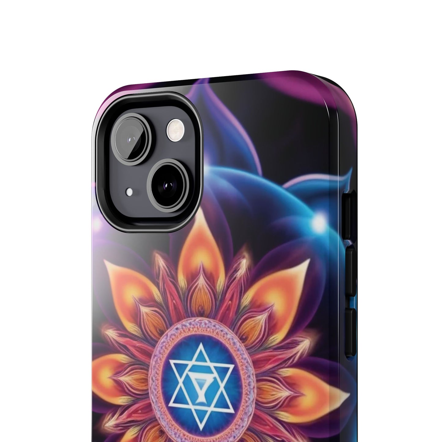 Bohemian Mandala Tough Phone Case | Vibrant Art Design, Protective Cover, Gift for Her, Spiritual Decor, Trendy Phone Accessory