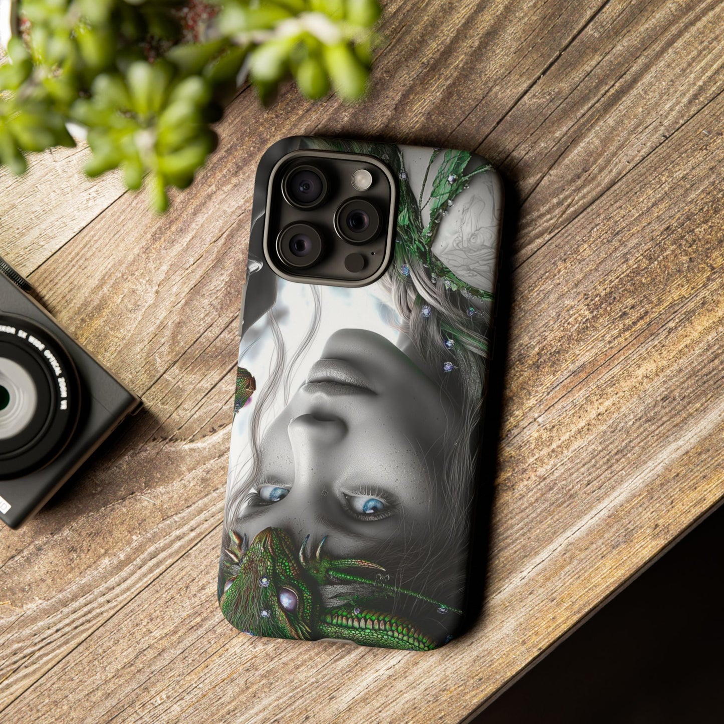 Phone Case with Enchanted Fairy Design, Phone Cover, Magical Gift for Women, Boho Style, Nature Lovers, Unique Art