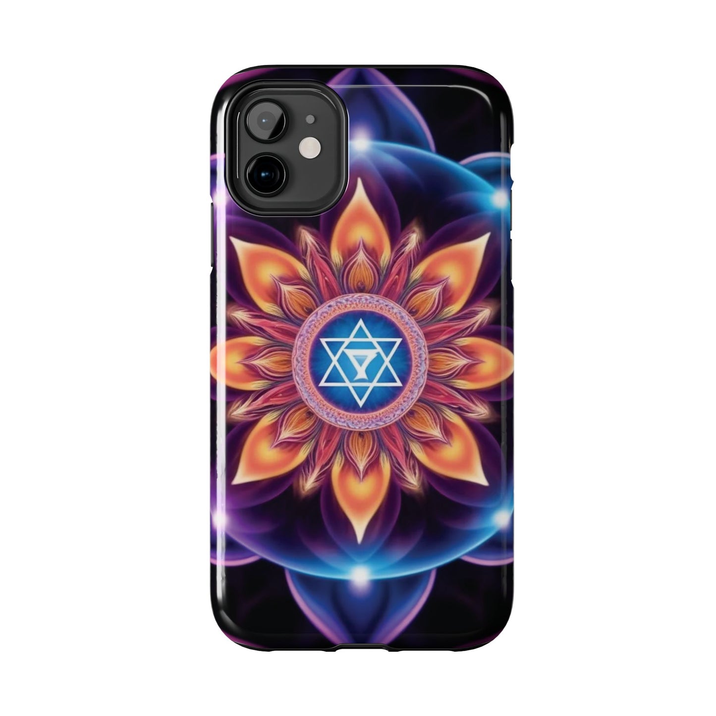 Bohemian Mandala Tough Phone Case | Vibrant Art Design, Protective Cover, Gift for Her, Spiritual Decor, Trendy Phone Accessory